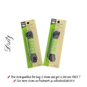 📌 *Round Cord - New Dritz Elastic Round Cord Sewing Supplies - 2 Unopened Packs
